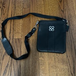 Coach Black Leather Crossbody Bag